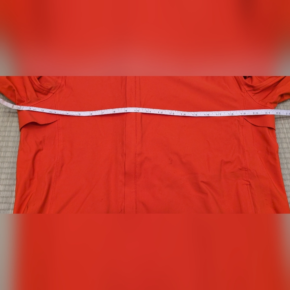 Rapha Softshell Cycling Jersey Jacket Orange Men'… - image 5